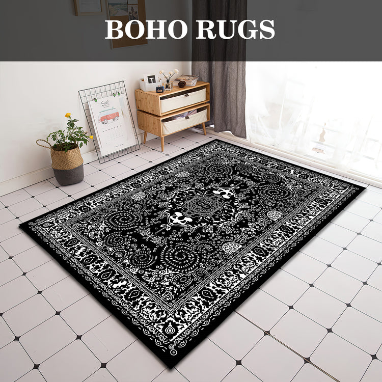 Boho Rugs for Kitchen Living Room Bedroom