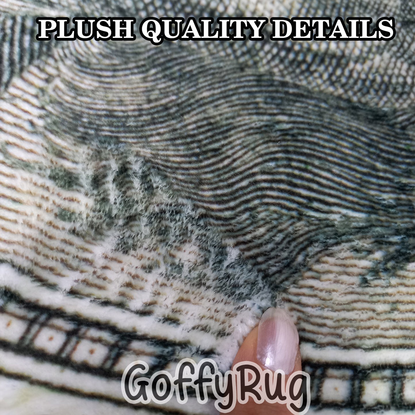 100 Dollar Bill Rug Benjamin Franklin Patterned Carpet for Kitchen Hallway Runner Bedroom Living Room Washable Nonslip Mat Aesthetic Luxury Home Office Decor